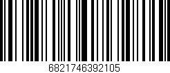 Código de barras (EAN, GTIN, SKU, ISBN): '6821746392105'