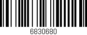 Código de barras (EAN, GTIN, SKU, ISBN): '6830680'