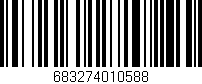 Código de barras (EAN, GTIN, SKU, ISBN): '683274010588'