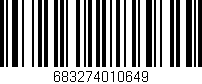 Código de barras (EAN, GTIN, SKU, ISBN): '683274010649'