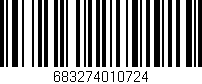 Código de barras (EAN, GTIN, SKU, ISBN): '683274010724'