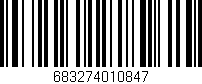 Código de barras (EAN, GTIN, SKU, ISBN): '683274010847'