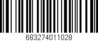 Código de barras (EAN, GTIN, SKU, ISBN): '683274011028'