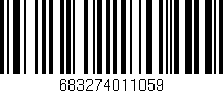Código de barras (EAN, GTIN, SKU, ISBN): '683274011059'
