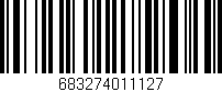 Código de barras (EAN, GTIN, SKU, ISBN): '683274011127'