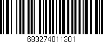Código de barras (EAN, GTIN, SKU, ISBN): '683274011301'