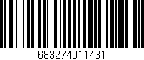 Código de barras (EAN, GTIN, SKU, ISBN): '683274011431'