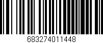 Código de barras (EAN, GTIN, SKU, ISBN): '683274011448'