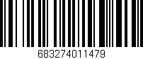 Código de barras (EAN, GTIN, SKU, ISBN): '683274011479'