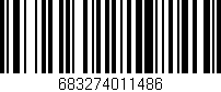 Código de barras (EAN, GTIN, SKU, ISBN): '683274011486'