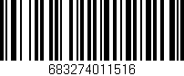 Código de barras (EAN, GTIN, SKU, ISBN): '683274011516'