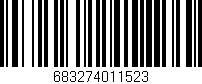 Código de barras (EAN, GTIN, SKU, ISBN): '683274011523'