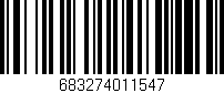 Código de barras (EAN, GTIN, SKU, ISBN): '683274011547'