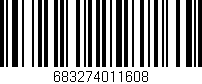 Código de barras (EAN, GTIN, SKU, ISBN): '683274011608'