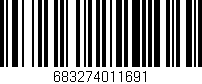 Código de barras (EAN, GTIN, SKU, ISBN): '683274011691'