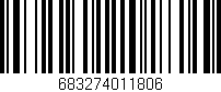 Código de barras (EAN, GTIN, SKU, ISBN): '683274011806'