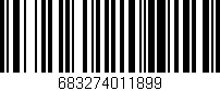 Código de barras (EAN, GTIN, SKU, ISBN): '683274011899'