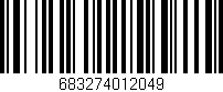 Código de barras (EAN, GTIN, SKU, ISBN): '683274012049'