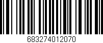 Código de barras (EAN, GTIN, SKU, ISBN): '683274012070'