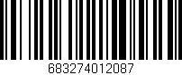 Código de barras (EAN, GTIN, SKU, ISBN): '683274012087'