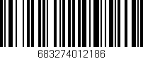 Código de barras (EAN, GTIN, SKU, ISBN): '683274012186'