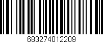 Código de barras (EAN, GTIN, SKU, ISBN): '683274012209'
