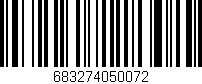 Código de barras (EAN, GTIN, SKU, ISBN): '683274050072'