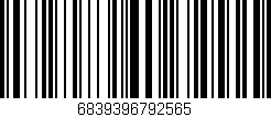 Código de barras (EAN, GTIN, SKU, ISBN): '6839396792565'