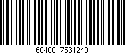 Código de barras (EAN, GTIN, SKU, ISBN): '6840017561248'