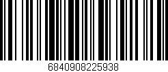 Código de barras (EAN, GTIN, SKU, ISBN): '6840908225938'
