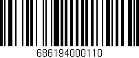 Código de barras (EAN, GTIN, SKU, ISBN): '686194000110'