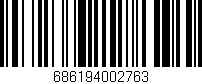 Código de barras (EAN, GTIN, SKU, ISBN): '686194002763'