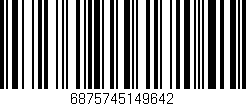 Código de barras (EAN, GTIN, SKU, ISBN): '6875745149642'