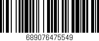 Código de barras (EAN, GTIN, SKU, ISBN): '689076475549'