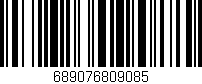 Código de barras (EAN, GTIN, SKU, ISBN): '689076809085'