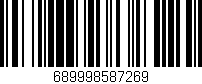 Código de barras (EAN, GTIN, SKU, ISBN): '689998587269'
