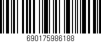 Código de barras (EAN, GTIN, SKU, ISBN): '690175986188'