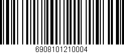 Código de barras (EAN, GTIN, SKU, ISBN): '6908101210004'