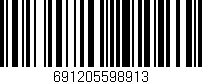 Código de barras (EAN, GTIN, SKU, ISBN): '691205598913'