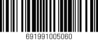 Código de barras (EAN, GTIN, SKU, ISBN): '691991005060'