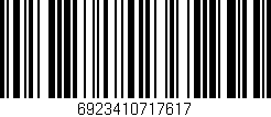 Código de barras (EAN, GTIN, SKU, ISBN): '6923410717617'