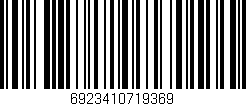 Código de barras (EAN, GTIN, SKU, ISBN): '6923410719369'