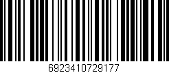 Código de barras (EAN, GTIN, SKU, ISBN): '6923410729177'