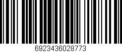 Código de barras (EAN, GTIN, SKU, ISBN): '6923436028773'