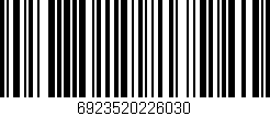 Código de barras (EAN, GTIN, SKU, ISBN): '6923520226030'