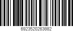 Código de barras (EAN, GTIN, SKU, ISBN): '6923520263882'