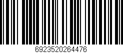Código de barras (EAN, GTIN, SKU, ISBN): '6923520264476'