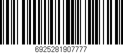 Código de barras (EAN, GTIN, SKU, ISBN): '6925281907777'