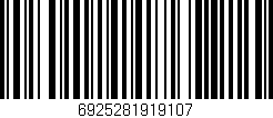 Código de barras (EAN, GTIN, SKU, ISBN): '6925281919107'