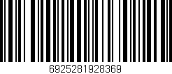 Código de barras (EAN, GTIN, SKU, ISBN): '6925281928369'